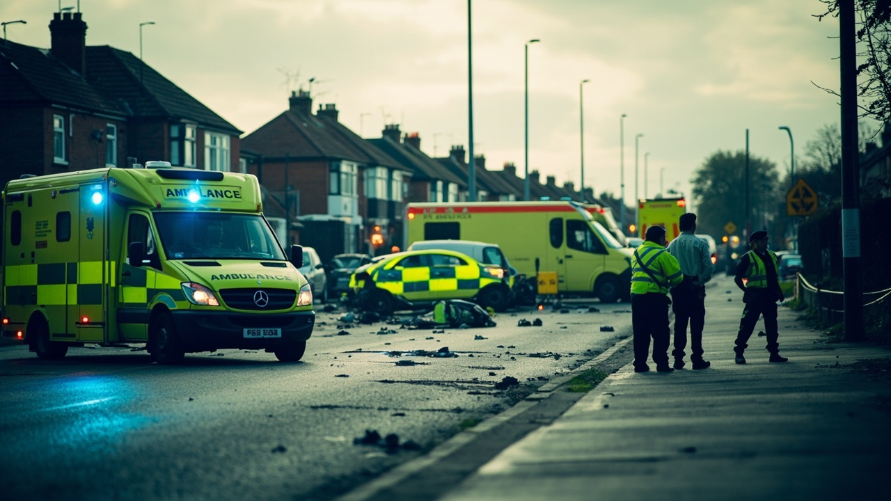 Four rushed to hospital after crash in Chadwell Heath